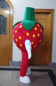 Детские костюмы с фруктами, Красный Клубничный костюм для косплея, распродажа - Product Image 3