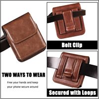 Fit pour Samsung Z Flip 6 étui étui Flip 7 ceinture Clip pochette en cuir portefeuille pour Motorola Razr + 2025 étui
