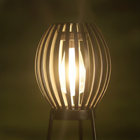 Lampes solaires TSINYE pour l'extérieur avec supports pour plantes, lampadaire sur trépied alimenté par énergie solaire IP65 pour jardin, patio, véranda sans pot de fleurs