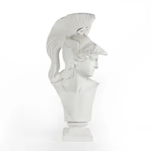 Griekse Krijger Beeldhouwkunst Standbeeld Moderne Hars Sculptuur Standbeeld Aangepast Formaat Voor Huisdecoratie Vietnam Fabrikant
