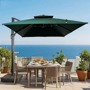 Best Price Large Outdoor Commercial Aluminum <b>Windproof</b> Durable Folding Arm Retractable Patio <b>Umbrella</b> for Hotels Restaurants - Product Image 5