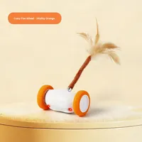 Jouet pour chat, boule intelligente pour taquiner, divertissement automatique, soulagement de l'ennui, évitement automatique, baguette électrique pour taquiner les animaux de compagnie, roue folle pour chat