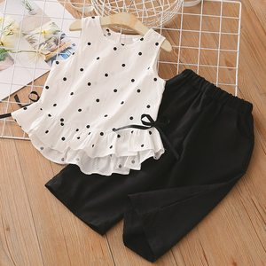 Ropa Infantil al por Mayor, Camisetas con Estampados Extranjeros, Pantalones Harem Indios, Conjuntos de Pantalones con Volantes para Niñas al por Mayor - Product Image 3