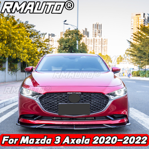 For Mazda 3 <b>Alexa</b> 2020-2022 Carbon Fiber <b>Car</b> Front Bumper Splitter Lip Spoiler Diffuser Lip Guard Trim Body Kit <b>Car</b> Accessories - Product Image 6