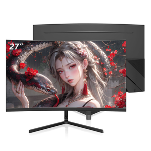 27 32 inch <span class=keywords><strong>LCD</strong></span> Monitor 144Hz 165 Hz 4k Máy tính hiển thị RGB Light Bar chơi game cong màn hình Màn hình - Product Image 1