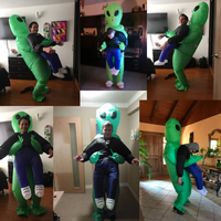 Kostum Halloween Tema Festival Lucu Cosplay Dewasa Anak Ukuran T-REX Tiup Karakter Kartun Anime Kostum Pesta Mewah