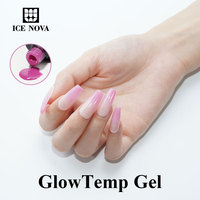 Vernis Gel Thermochromes à Changement de Couleur, Gel UV/LED Soak Off pour Ongles, Couleurs Unies, DIY Salon, Faible MOQ