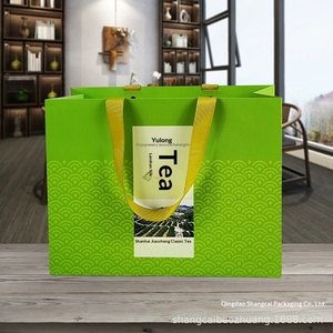 Bolsas de Compra de Cartulina Kraft y Blanca para Regalos, Ropa, Impresión de Logotipo Personalizado - Product Image 2
