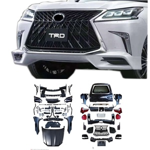 2010-2017 Chất Lượng Cao Cho Lexus <span class=keywords><strong>LX</strong></span> 570 Cơ Thể Kit Nâng Cấp Bao Gồm Phía Trước Phía Sau Bumper Fender Phía Sau Cửa Đèn Tất Cả Các 2018 Mới - Product Image 5