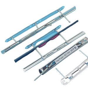 Gdstationery.com工場提供2穴高品質メッキニッケルハードウェアファスナースプリングクリップ - Product Image 2