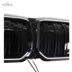 1シリーズI3カーグリルライト2023年 + ダイヤモンド光沢ブラック & シルバーLEDアクセサリーI3フロントバンパーI3グリル - Product Image 4