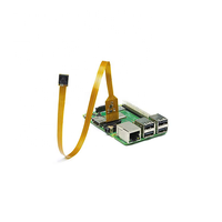 Módulo de cámara NoIR OV5647 de 5MP con conector CSI de 15 pines y paso de 1,0 mm y ancho de cuello de 6 mm para Raspberry Pi 4/3B+/3, cable FPC de 30 cm