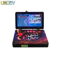 Игровая приставка UJ Arcade Game Box DX 29800 Classic Mini, 720P HD, для 1-2 игроков, на английском языке, металлический корпус, монетоприемник