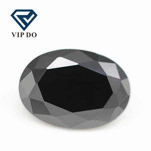 高品質黒色透明オーバルカットモアッサナイトルーズダイヤモンドGRA証明書モアッサナイトファンシーオーバルシェイプ - Product Image 4