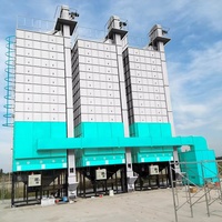 Séchoir multifonctionnel écologique pour son de maïs, riz et farine de blé, capacité 10-30 tonnes, avec moteur et boîte de vitesses