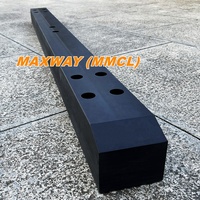 Chaussures de piste MAXWAY MMCL en PE haute qualité, haute résistance, noires, pour UTX AT300 Swamp Buggy OEM avec 1 an de garantie