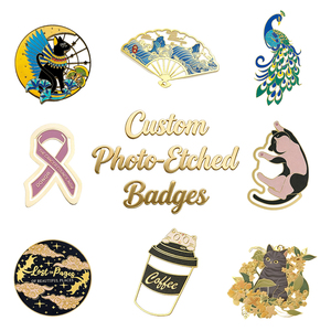 Pins de Esmalte Grabados con Foto Personalizados, Pequeños, Delgados, de Metal, Marcadores de Libros, Recuerdos Conmemorativos, Regalos Promocionales, de Fábrica Autorizada de Grandes Marcas - Product Image 1