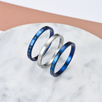 Parures de bijoux en acier inoxydable Resoul pour couples, bagues anti-ternissement, bagues en zircon pour femmes, accessoires pour femmes en gros