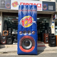 Enceinte gonflable géante avec éclairage LED, son stéréo, pour la publicité de stations de radio/boutiques de musique/bars/clubs/festivals/événements de marque