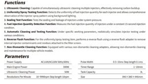 Machine de <span class=keywords><strong>nettoyage</strong></span> et de test d'injecteurs de carburant à ultrasons SmartSafe CNC603 pour injecteurs <span class=keywords><strong>diesel</strong></span> Common Rail – Testeur universel - Product Image 4