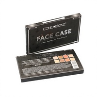 Boîte d'emballage en carton pour palette de maquillage vide avec logo personnalisé, étiquette privée, miroir intégré, vente en gros, OEM