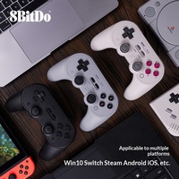 Manette sans fil 8BitDo Pro 2 avec joysticks à effet Hall en ABS, compatible PC, Android et Nintendo Switch