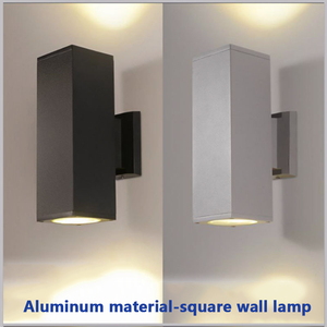 CSLIDO Ip65 Étanche Extérieur Mur Monté Lumières Éclairage Extérieur <span class=keywords><strong>Blanc</strong></span> Chaud Lumière Du Jour GU10 E27 Base LED Appliques Murales - Product Image 4