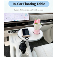 Plateaux flottants pour porte-gobelets de voiture pour ORA 5 2026, plateaux repas multifonctionnels et petites tables basses rondes, accessoires intérieurs automobiles
