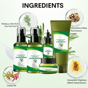 Lot de 5 produits naturels et biologiques pour le soin du visage, anti-acné, à l'huile d'arbre à thé australienne, pour le soin de la peau - Product Image 2