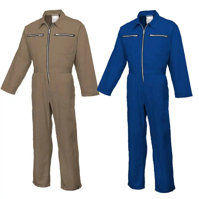 Wholesale Mechanic Worker Jumpsuit One Piece Overalls Work Clothes for Mining Custom large size onesie