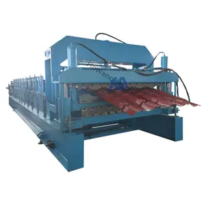 Top China Supplier Corrugated Iron Sheet Machine Metal Roofing Tile Making Roll Forming Machine