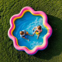 Maßgefertigter PVC-Baby-Kinder-Aufblasbarer Swimmingpool Runde Form Bodenstehender Planschpool Umweltfreundlich Langlebig für Kinder Garten