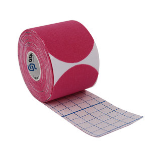 Rollo de cinta de kinesiología precortada 5cm * 25cm * 20 piezas Cinta de <span class=keywords><strong>Kinesio</strong></span> estirable de color personalizado Cinta de músculo médica impermeable Soporte de muestra - Product Image 3