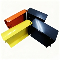 Casing interkom presisi tinggi, Casing interkom logam paduan aluminium emas mawar, fabrikasi logam lembaran cap presisi, penutup logam emas mawar Premium