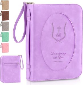 Muestra Gratuita de Funda Clásica para Biblia con Sublimación, Bolsa de Cuero para Iglesia, Estuche Portátil de Cuero para Libros, Funda para Biblia, Bolso de Mano - Product Image 2