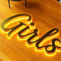 Letrero Luminoso LED RGB Personalizado para Exteriores, Letrero Comercial con Letras de Canal, Letrero con Letras Iluminadas Frontalmente