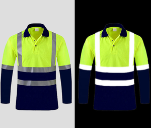 Быстросохнущая футболка-поло из полиэстера с высоким отражающим покрытием и логотипом на заказ - Product Image 6