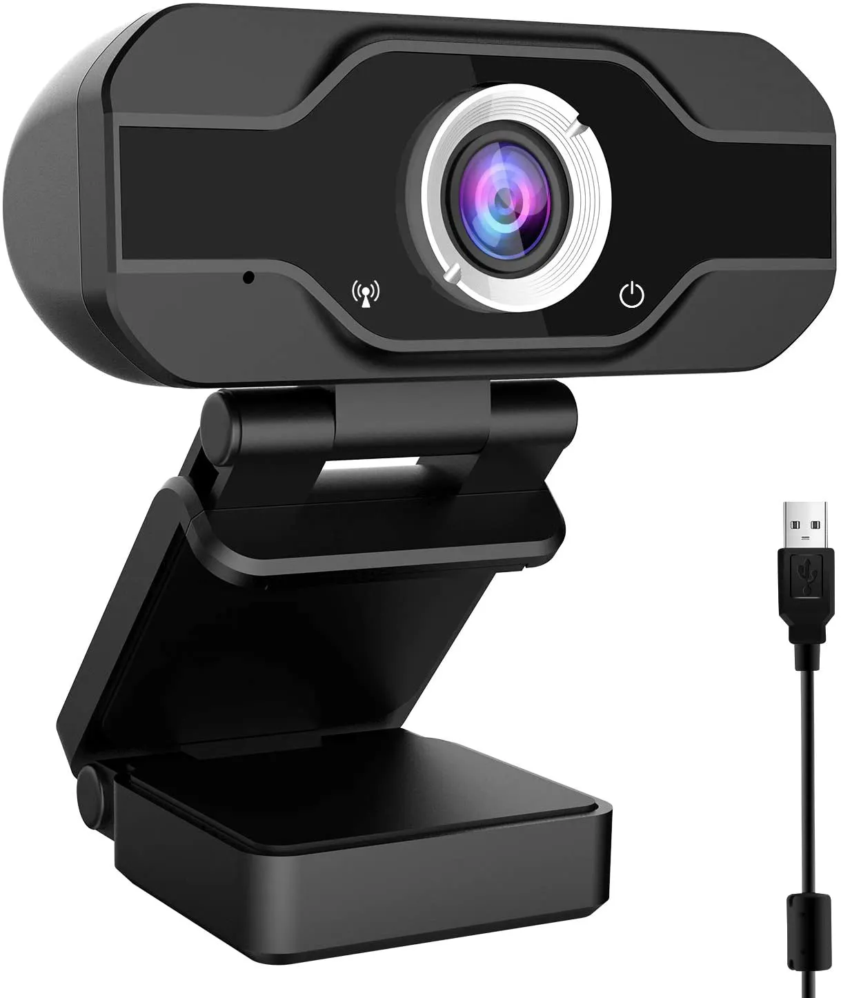 كاميرا ويب 360 درجة 4K لايف HD كاميرا ويب لتبخير التدريس عبر الإنترنت الاجتماع ماوس USB للكمبيوتر كاميرا ويب M2