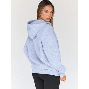 Sudaderas con capucha y cremallera de gran tamaño personalizadas 2025 para mujer, chaquetas informales de moda escolar para Otoño/Invierno, Reina de la moda, - Product Image 4