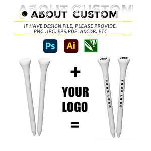 IDÉE CADEAU Porte-tees de golf promotionnels T-shirts de golf personnalisés en bois T-shirts de golf en gros à bas prix Logo personnalisé - Product Image 3