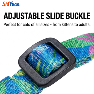Harnais et laisse pour <span class=keywords><strong>chat</strong></span> SHIYUAN Sport en nylon réglable, anti-évasion, type gilet en H, <span class=keywords><strong>avec</strong></span> des caractéristiques réfléchissantes et durables - Product Image 2