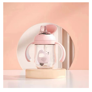 Gobelet à bec de canard pour bébé <span class=keywords><strong>Comi</strong></span> 260 ml avec poignée, échelle graduée et bille lestée - Matériaux Tritan+PP+Silicone 6 mois+ - Product Image 4