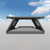 Conteneur modulaire pliable et mobile de 20 et 40 pieds, fabrication chinoise, pour applications scolaires et de logement, design moderne