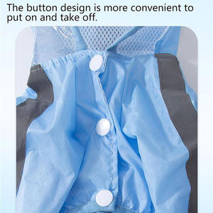 Impermeable para Perros con Arnés, Chaqueta de Lluvia de Cobertura Total de 4 Patas para Perros Pequeños, Bichón, Teddy - Product Image 5