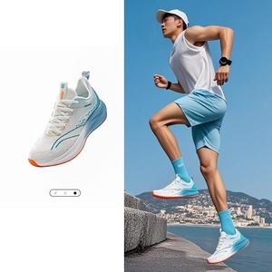 New 2025 model sports shoes shock absorption <b>rebound</b> Mesh surface for breathability Trendy gradient design Suitable for couples - Product Image 4