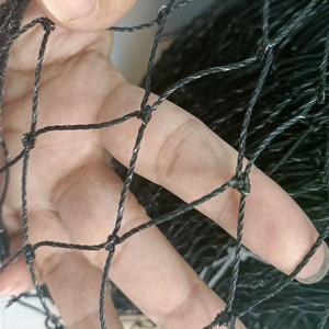 Phong cách mới đóng gói mẫu có sẵn màu đen Nylon cộng với dây thép không gỉ gia cố UV mèo ban công cửa sổ bảo vệ an toàn Net - Product Image 3