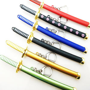 Miniatura di Spada Anime <span class=keywords><strong>Tanjiro</strong></span> per Uomo, Portachiavi in Metallo Kimetsu No Yaiba, Ciondolo Cosplay, Giocattolo Cosplay, Portachiavi Katana - Product Image 2