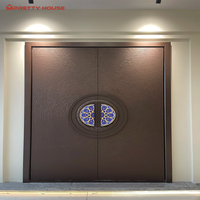 Puertas de Entrada de Aluminio Insonorizadas y Antirrobo de Calidad Premium Contemporáneas Americanas para Casa