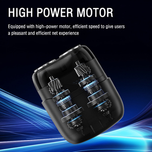 Recortadora de Barba Portátil Mini con Doble Cuchilla Afilada, Recargable por USB, Impermeable, Afeitadora Eléctrica Profesional para Hombres - Product Image 5