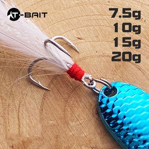 เหยื่อแบบแข็งมีกลิตเตอร์ปากม้าขนาด1.5ก.-20ก. เหยื่อตก<span class=keywords><strong>ปลา</strong></span>น้ำจืดสีขาว - Product Image 5